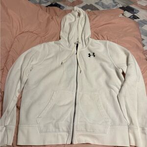 Under Armour Cream Fleece Hoodie